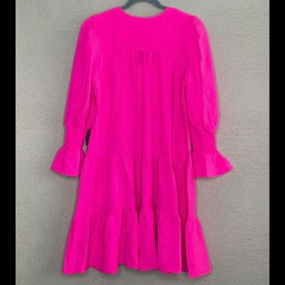 Pomander Place Kenzo Dress-Electric Pink-Women’s XS-Summer-Spring-Wedding-NEW - Picture 7 of 13